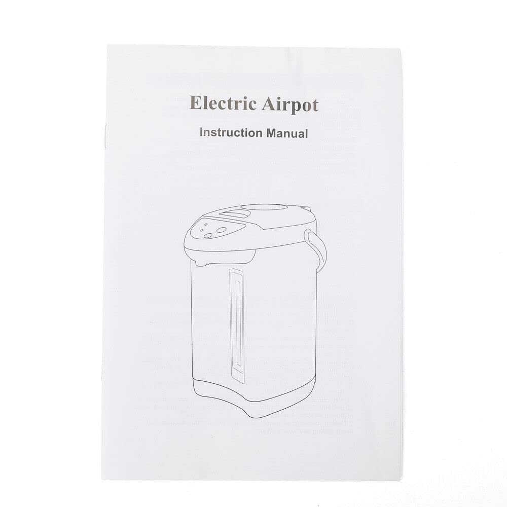 Dispensador de agua caliente de acero inoxidable de 4 litros, dispensador de agua, tetera, 750 W, termo de control de botones, depósito de agua para escuela, hogar, oficina, hotel (negro)
