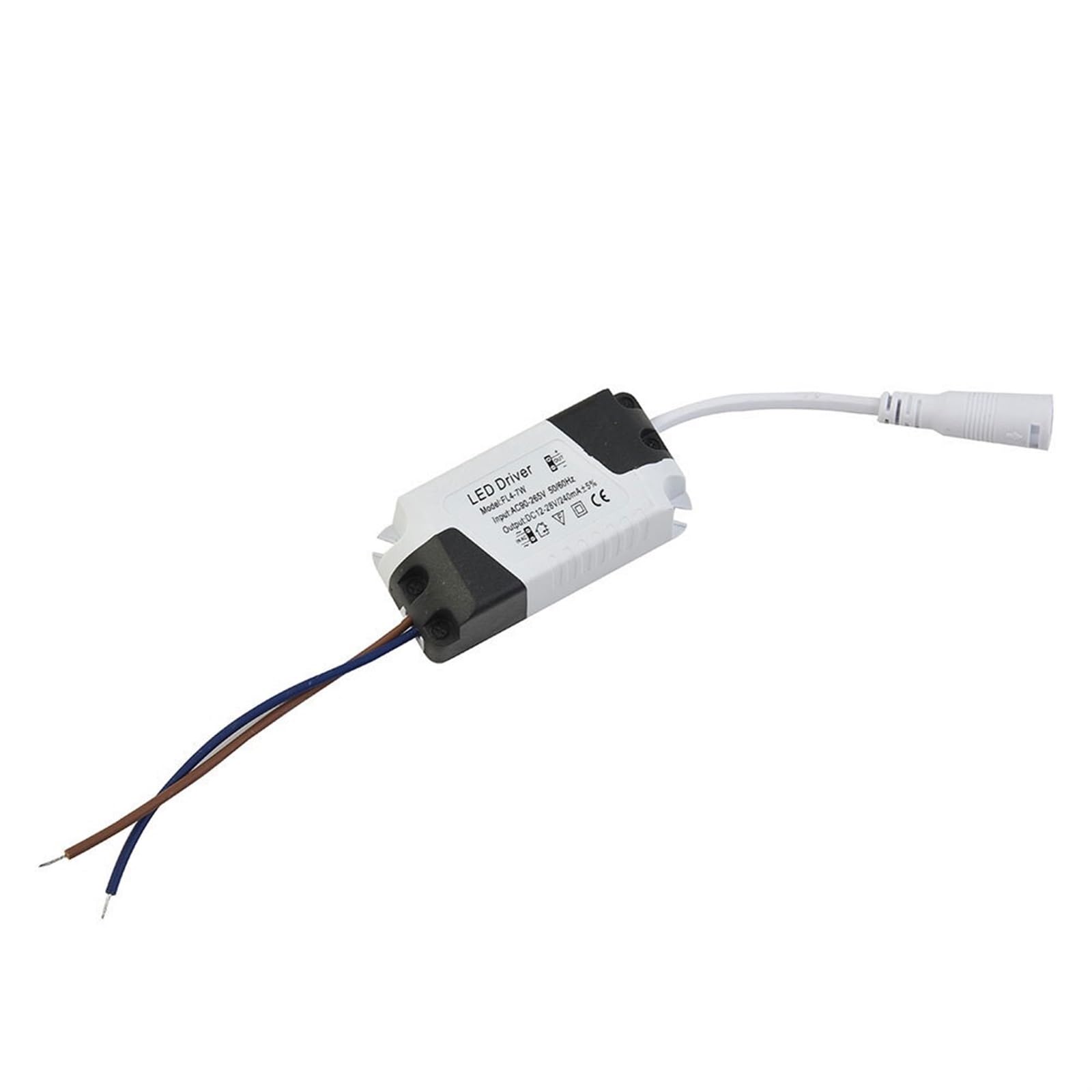 FCARUMIQP LED Panel Driver Constant Current 3W 6W 12W 18W 24W Power Supply Plastic AC 90-265V Home Improvement(4-7W)