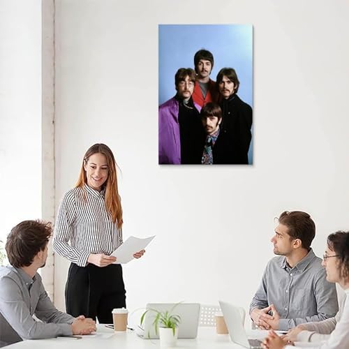 LUISAS Poster classique des Beatles sur toile – Impression d’art moderne pour chambre à coucher – 30 x 45 cm - Les Beatles, Paul McCartney, John Lennon, RIngo Starr, George Harrison LUISAS Poster classique des Beatles sur toile - Impression d'art moderne pour chambre à coucher - 30 x 45 cm – Image 6