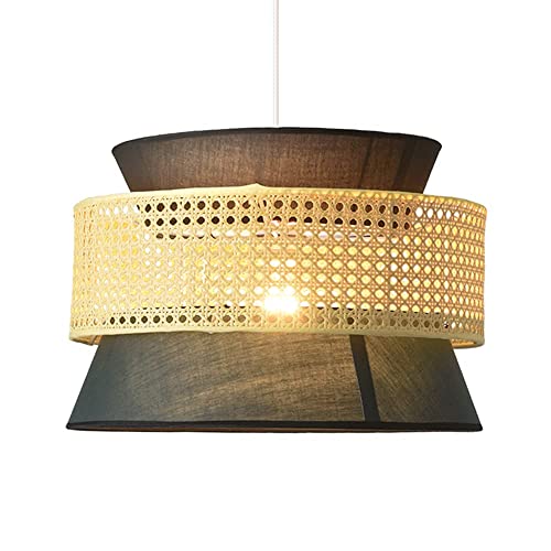 Luminaires pendentifs tissu rotin : l'élégance du design suspendu