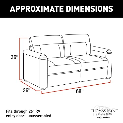 RV Tri-Fold Sofa with Couch-to-Bed Conversion - Image 4