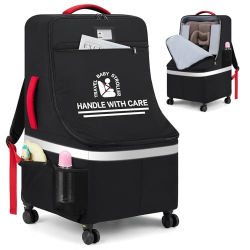 RAINSMORE Padded Car Seat Travel Bag
