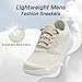 Men's Orthopedic Diabetic Wide Walking Shoes: Comfortable Classic Orthotic Fashion Sneakers for Swollen, Cushioned High Arch Shoes for Ankle and Heel Pain Relief Beige Size 9.5