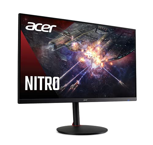 Image of acer Nitro XV322QU Pbmiipprzx 31.5 inch WQHD 2560 x 1440 IPS Gaming Monitor | AMD FreeSync Premium | Up to 165Hz | 1ms (VRB) | DisplayHDR400 | 99% sRGB | 2 x Display Port 1.4 & 2 x HDMI 2.0