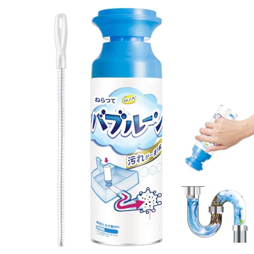 Drain Cleaner Foam for Kitchen Bathtub and Slow Drainage - Unblocker With Pipe Dredging Brush (500ml)