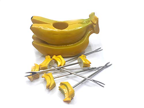 Espetinho Petiscos, Petisqueira Melancia com 6 Palitos (10 Cm cada)