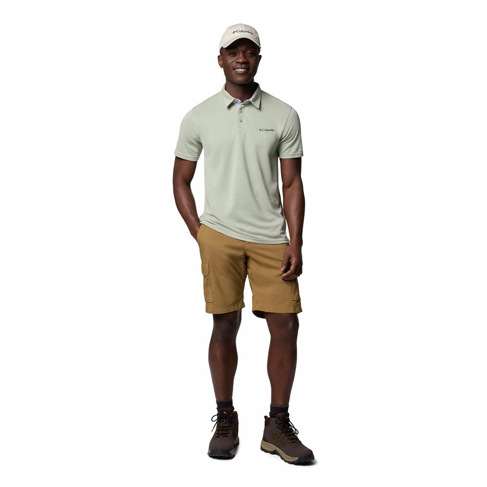 Columbia Nelson Point Polo, Polo Manga Corta para Hombre