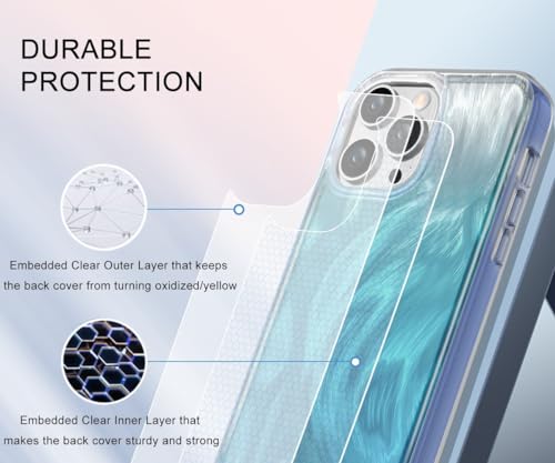 Coque iPhone 12 Pro Max transparente et intégrale fine couleur bleu - 7