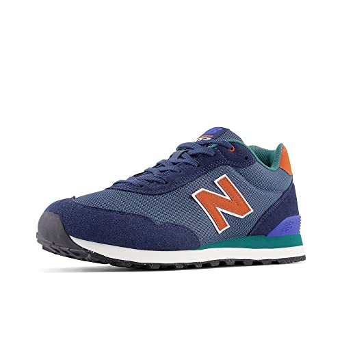 New Balance Men's 515 V3 Sneaker, Vintage Indigo/Nb Navy/Cayenne, 13