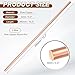PATIKIL 3Pcs 99.99% Pure Copper Round Rod, 5mm / 0.2