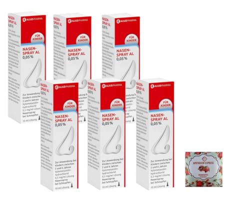 Nasenspray Al 0 05% für Kinder Set mit 6 x 10 ml inkl. einer Handseife von Apotheken-Express