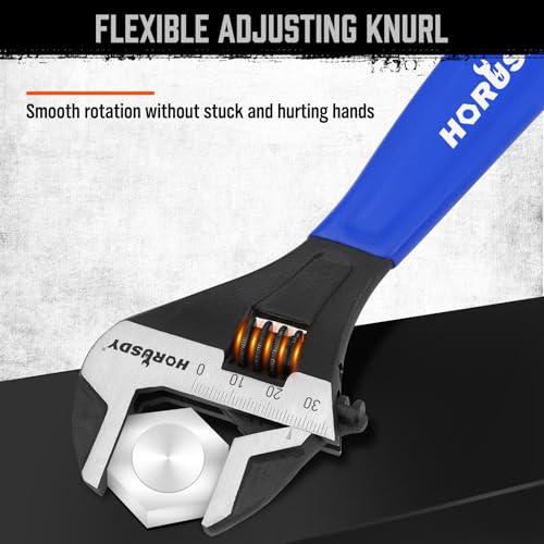 HORUSDY 3-Piece Adjustable Wrench Set