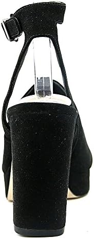 Via Spiga Julee Women US 7.5 Black Peep Toe Heels | Image 2