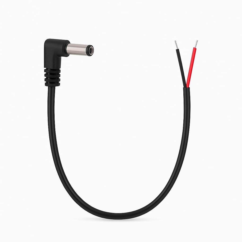 SHOKITECH 90 Degree DC5.5 * 2.1 wire, length 25cm-image-20