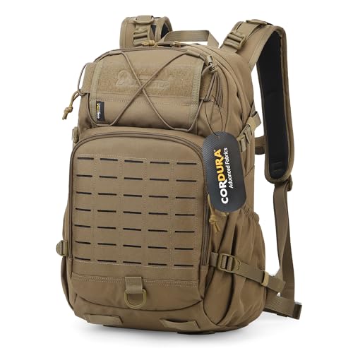Mardingtop 25L Taktischer Rucksack militär rucksack herren Outdoor Wanderrucksack Mehrfachfach Reisen Trekkingrucksack Hergestellt aus Cordura