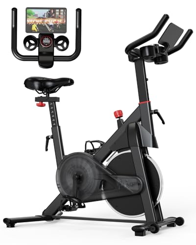 Superun Exercise Bike, Stationary Bikes for Home Gym with 32-Level Magnetic Resistance, 300LBS...
