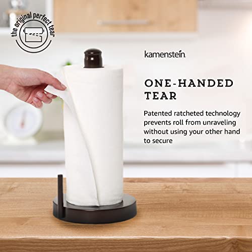 Image of Kamenstein 5114965 Perfect Tear Paper Towel Holder, 13-Inch, Dark Brown