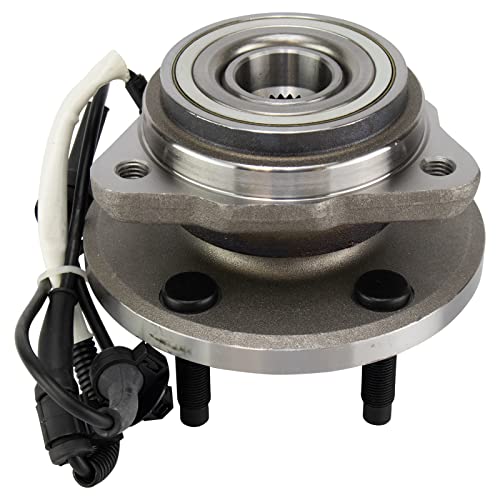 Image of TRQ Front Left and Right Wheel Bearing and Hub Assembly Set 2 Piece Compatible with 10-11 Ford Ranger 4WD 09 Ranger 4WD from 9-14-09 Production Date 03-04 Mazda B4000 SE 05-09 B4000