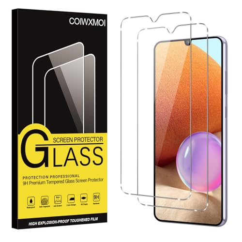 Coiwxmoi 2 Piece Screen Protector for Samsung Galaxy A32 Coiwxmoi 2 Piece Screen Protector for Samsung Galaxy A32