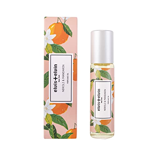 Elvis+Elvin Non-Alcohol Perfume Oil; Fragrance Oil Rollon Roller Perfume15Ml For Unisex Women And Men; (Neroli & Mandarin) #TOP3