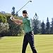 Golf Shirts for Men Dry Fit Moisture Wicking Casual Sport Short Sleeve Mens Golf Polo Shirts Black Stripe