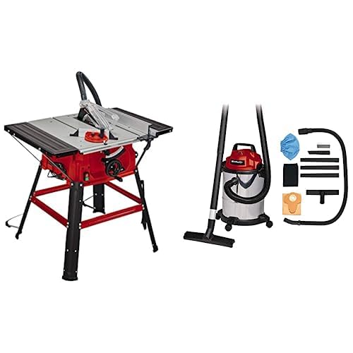 Einhell Mesa de corte TC-TS 2025/2 U (máx. 2.000 W, ajuste de la altura/inclinación de la hoja de...