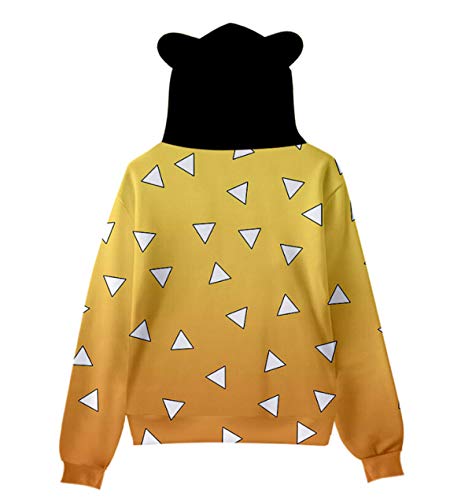MIAOCOS Unisex Adult Cosplay Sweatshirt Cat Ears Hooded Zip-up Casual Coat for Comic Con Halloween Party Outfit4