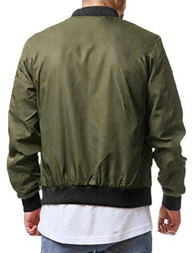 La Mejor review de Bomber verde los preferidos por los clientes. 5 Imagen adicional