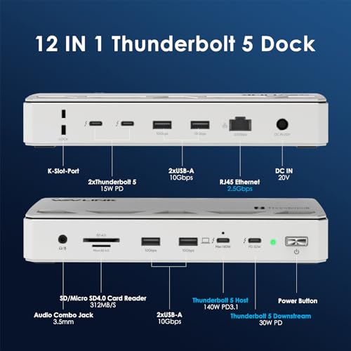 Thunderbolt 4 Docking Station Dual Monitor