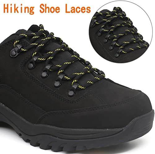 Image of Round Shoelace (2 Pair) Shoelaces for Hiking Shoes, Outdoor Walking Sneakers, Outdoor Hiking, Climbing, Basketball, Work Boot, Running, Sport Shoes