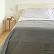 MOMOMUS Dünne Tagesdecke, Bettüberwurf Vielseitiger oder Dünne Überwurf für Bett - Leichte, Praktisch, Komfortabel - Ideal als Überwurfdecke für Sofa, Sessel und Bett - Hellgrau, 170x260 cm
