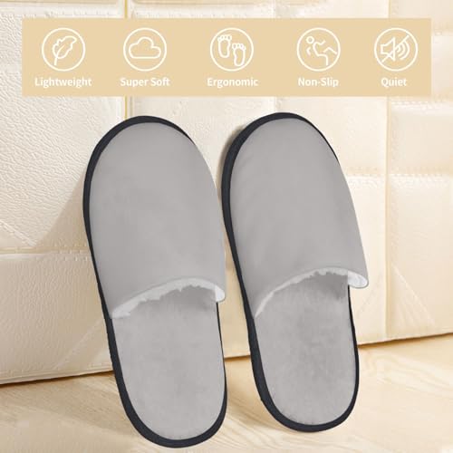 Gary Print House Slippers For Women And Men,Soft Slippers With Memory Foam,Non-Slip Indoor Home Shoes2