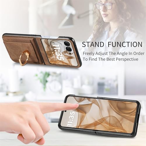 Paobir P24620237 For Motorola Moto Razr 2024 With Card Holder,Wallet Phone Case thumb #3