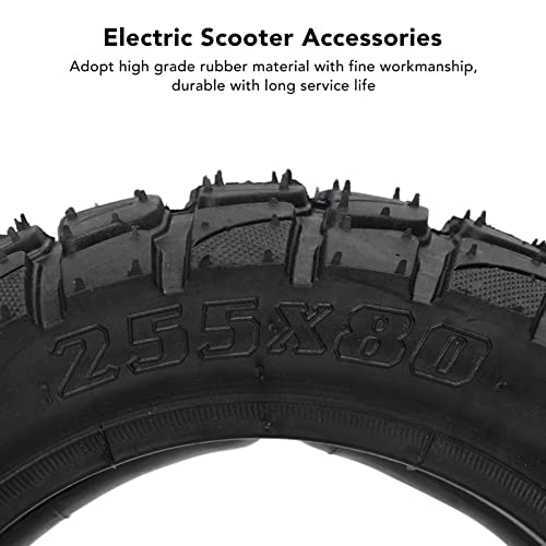 10 Inch 255x80 Electric Scooter Tire & Inner Tube Set, Inflatable Rubber Tyre Replacement for Electric Scooter Wheels - Image 4