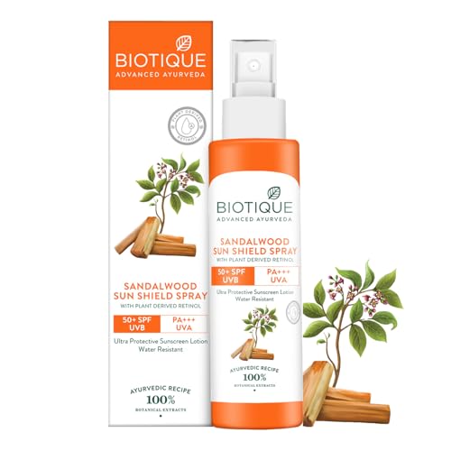Biotique Sandalwood Sunsheild Spray SPF 50+ UVB, 120ml