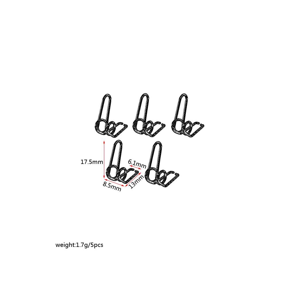 5pcs Eau Trompette Clé Broche Ressorts de Soupape Vis Porte-clés Porte