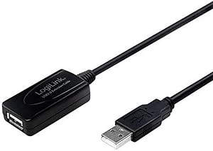 🚨 LogiLink UA0143 Câble USB 2.0 avec répéteur 10 m Noir