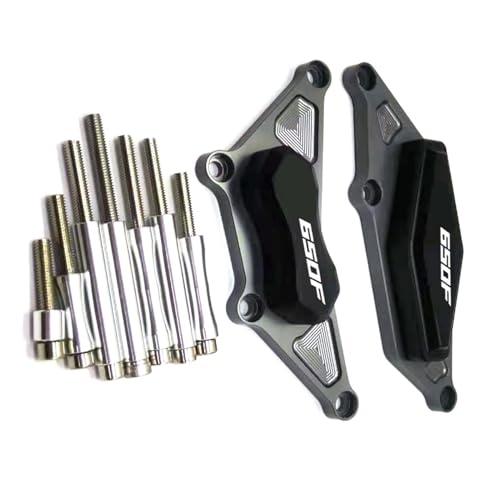 Motorrad-Schutzfolie Für H-ONDA CB 650F CB650F CB650 2019 2020 2021 Motorrad Motor Stator Guard Cover Protector Seitenkoffer Slider(Grigio)