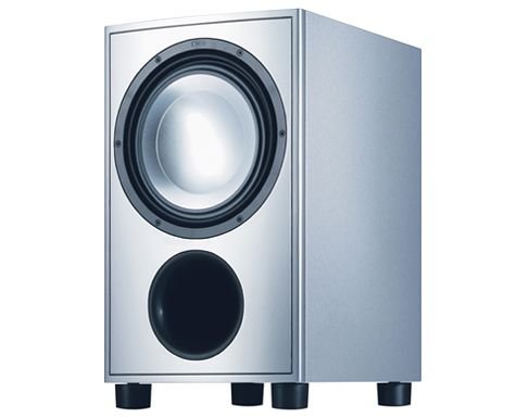 Canton AS 105 Active Front-Firing Subwoofer (Single, Silver)