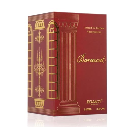 Baracat 100 ml Eau de Parfum Unisex Arabic-Style Fragrance for Men & Women Long-Lasting Luxury Spray Gift (Baracat Red)