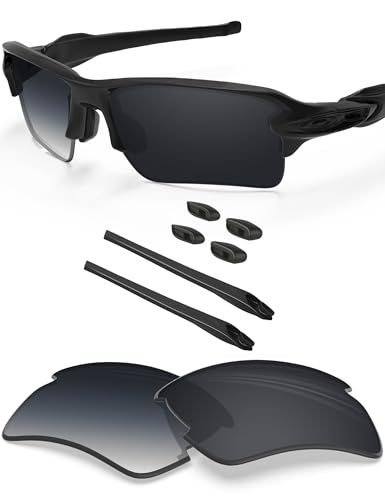 Image of BLAZERBUCK Anti Salt Replacement Lenses & Sock Kit for Oakley Flak 2.0 XL OO9188 Sunglasses