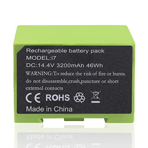 ANTIEE 3200mAh i7 i3 i4 Batería Replacement para iRobot Roomba i7 i7+ 7150 7550 i7558 i3+ 3150 3550...
