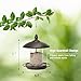 Youvip Metal Roof Bird Feeder - Chew Proof for Outdoor Hanging Wild Bird Seeds. Bronze