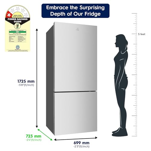 Image of Electrolux 425L 1 Star Inverter Frost Free Double Door Refrigerator, Bottom Mount Freezer, TasteLockAuto & TasteGuard Technology, UltimateTaste 500, EBE4502C-S, Stainless Steel