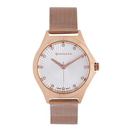 Image of Giordano Analog Watch for Women's Unique Metal Strap to complement Your Look, Gift for Women's - GD-2045-33