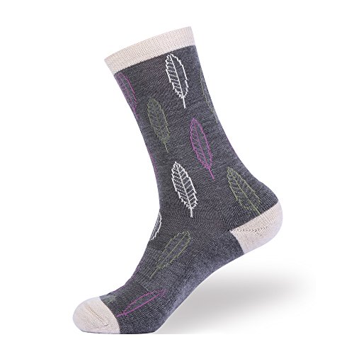 Image of EnerWear 4 Pack Women's Merino Wool Outdoor Hiking Trail Crew Sock