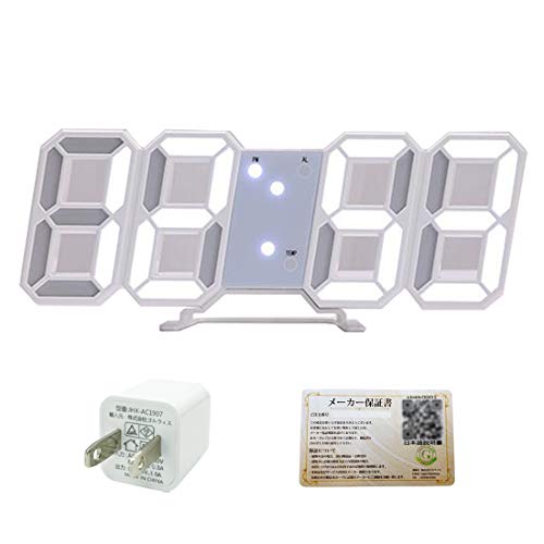 GOLWIS 3D LED 時計 置き時計 掛け時計 インテリア デジタル 小型 スタンド ウォール 壁掛け 目覚まし アラーム 時間 時刻 日付 温度 3段階 調光 省エネ 多機能 USB充電 3D LED 時計 置き時計 掛け時計 インテリア デジタル 小型 スタンド ウォール 壁掛け 目覚まし アラーム 時間 時刻 日付 温度 3段階 調光 省エネ 多機能 USB充電