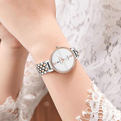 IMPERIOUS - THE ROYAL WAY Analogue Women's Watch (Silver Dial Colored Strap)