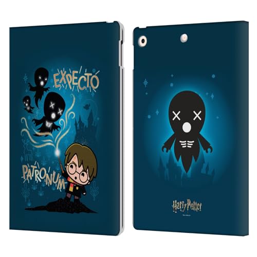 Étui iPad 10.2 Harry Potter antichoc en cuir avec rangement carte et support vidéo