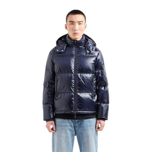 Armani Exchange Men's Ax Icon Hooded Puffer Jacket